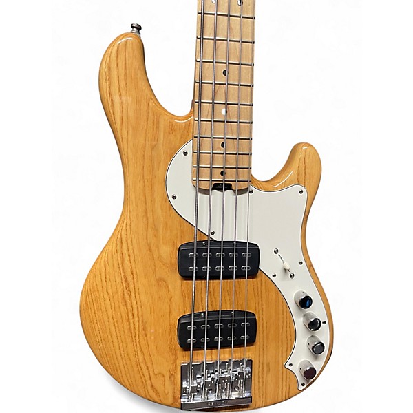 Used Fender American Deluxe Dimension Bass V HH Natural Electric Bass Guitar