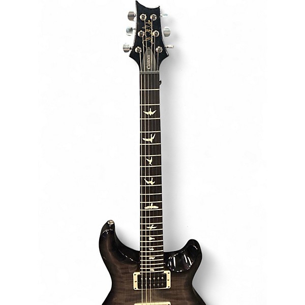 Used 2024 PRS S2 Custom 24 Trans Black Solid Body Electric Guitar