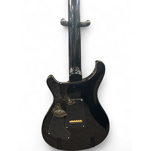 Used 2024 PRS S2 Custom 24 Trans Black Solid Body Electric Guitar