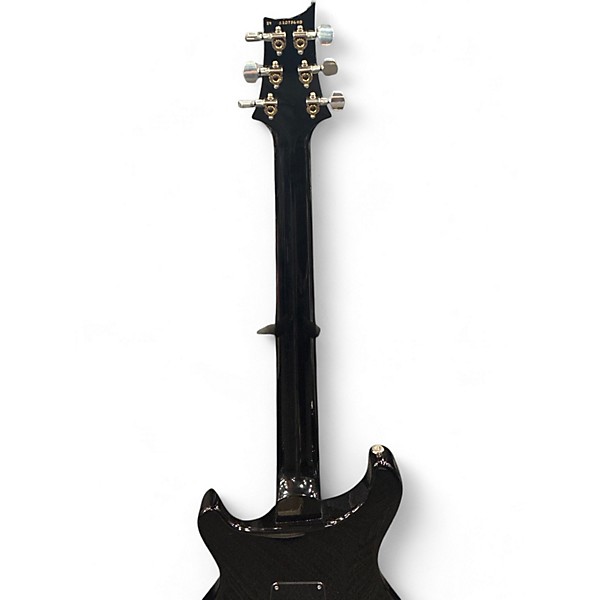 Used 2024 PRS S2 Custom 24 Trans Black Solid Body Electric Guitar