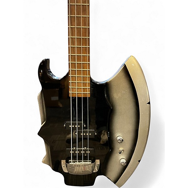 Used Cort Gene Simmons AXE Ebony Electric Bass Guitar