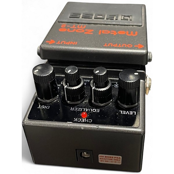 Used BOSS MT2 Metal Zone Distortion Effect Pedal