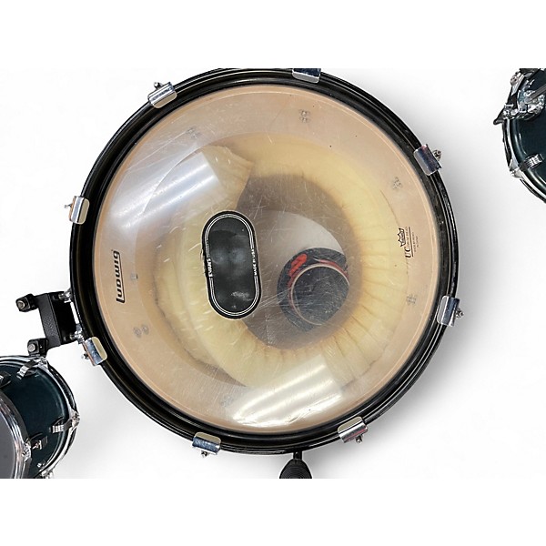 Used Ludwig 3 Piece Breakbeats By Questlove Blue Sparkle Drum Kit