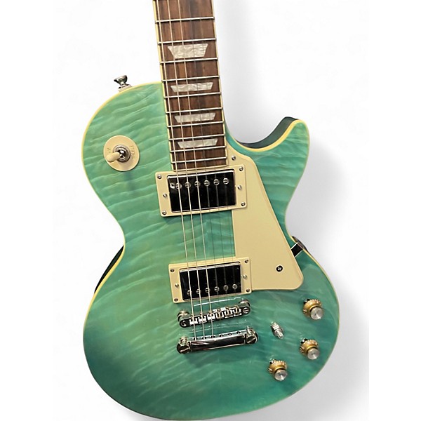 Used Epiphone Les Paul Standard Blue Agave Solid Body Electric Guitar