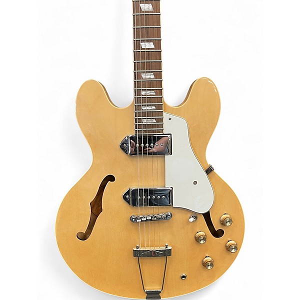 Used Epiphone Casino Natural Hollow Body Electric Guitar