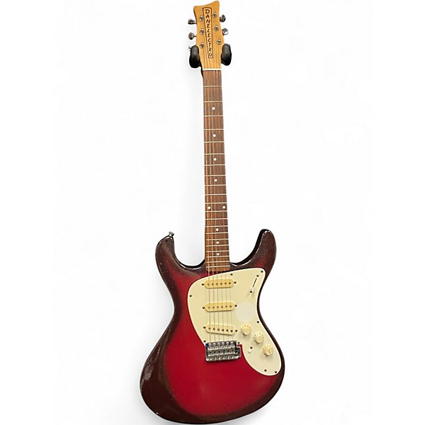 Used Danelectro Dan-o-Blaster red sparkle Solid Body Electric Guitar