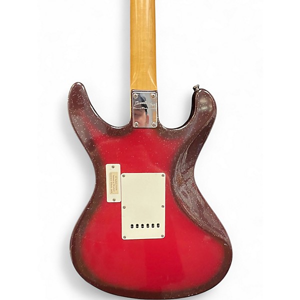 Used Danelectro Dan-o-Blaster red sparkle Solid Body Electric Guitar