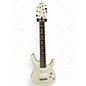 Used Schecter Guitar Research Demon 7 String White Solid Body Electric Guitar thumbnail