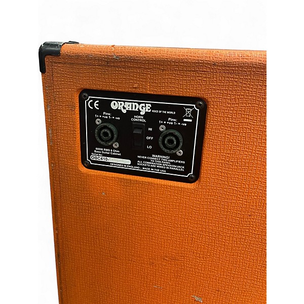 Used Orange Amplifiers OBC410 600W 4x10 Bass Cabinet