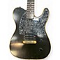 Used Slick Telecaster Black Solid Body Electric Guitar