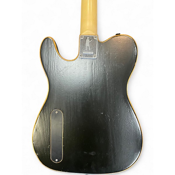 Used Slick Telecaster Black Solid Body Electric Guitar