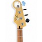 Used Fender Standard Jazz Bass Left Handed Black Electric Bass Guitar