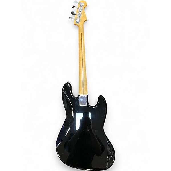Used Fender Standard Jazz Bass Left Handed Black Electric Bass Guitar