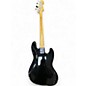 Used Fender Standard Jazz Bass Left Handed Black Electric Bass Guitar