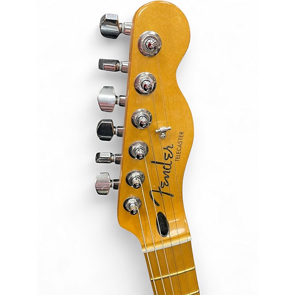 Used Fender Player Plus Telecaster Metallic Green Solid Body Electric Guitar