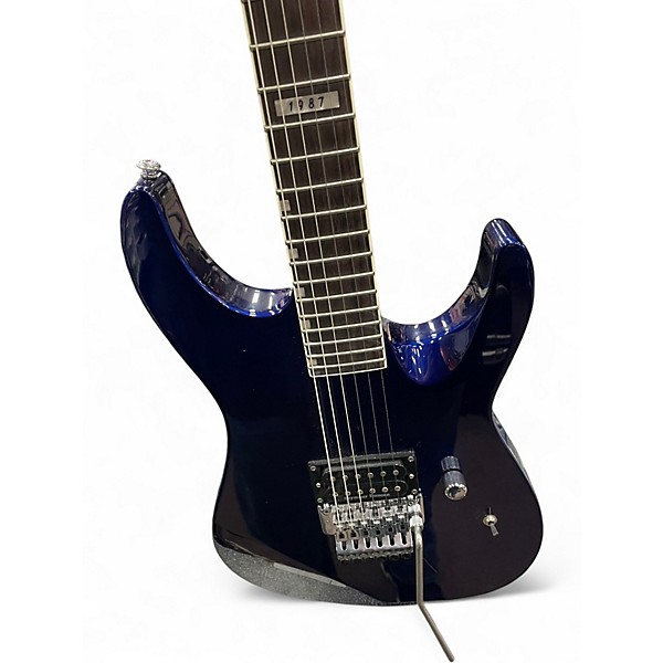 Used ESP Ltd m1 custom Royal Blue Solid Body Electric Guitar