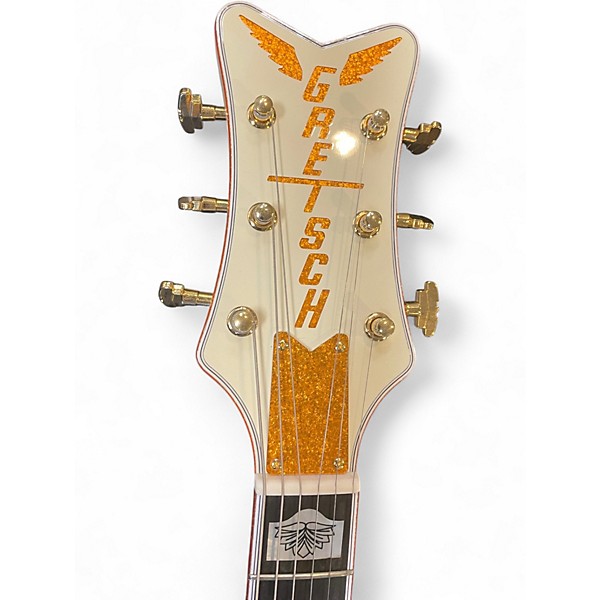 Used Gretsch Guitars G6136-55vs Vintage Select Edition '55 Falcon Vintage White Hollow Body Electric Guitar