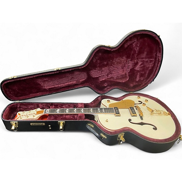 Used Gretsch Guitars G6136-55vs Vintage Select Edition '55 Falcon Vintage White Hollow Body Electric Guitar