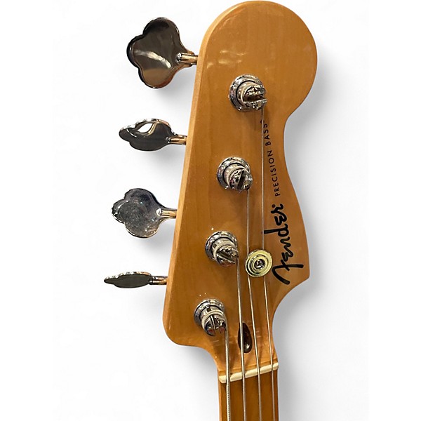 Used 2020s Fender Standard Precision Bass Cream Electric Bass Guitar