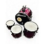 Used Ludwig 4 Piece Accent CS Purple Drum Kit thumbnail