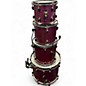 Used Ludwig 4 Piece Accent CS Purple Drum Kit