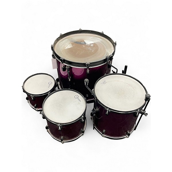 Used Ludwig 4 Piece Accent CS Purple Drum Kit