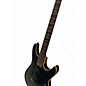 Used Schecter Guitar Research Damien 6 Black Solid Body Electric Guitar