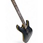 Used Schecter Guitar Research Damien 6 Black Solid Body Electric Guitar