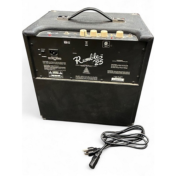 Used Fender Rumble 25 25W 1x10 Bass Combo Amp