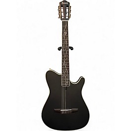 Used Ibanez TOD10N Black Classical Acoustic Electric Guitar