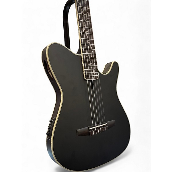 Used Ibanez TOD10N Black Classical Acoustic Electric Guitar