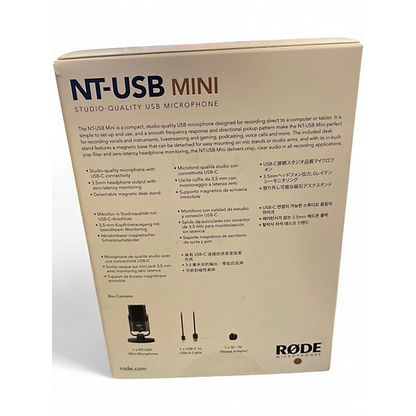Used RODE NT-USB MINI USB Microphone