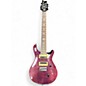 Used PRS SE CUSTOM 24 7 Pink Solid Body Electric Guitar