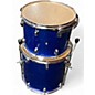 Used Ludwig 4 Piece Centennial Zep Blue Sparkle blue sparkle Drum Kit