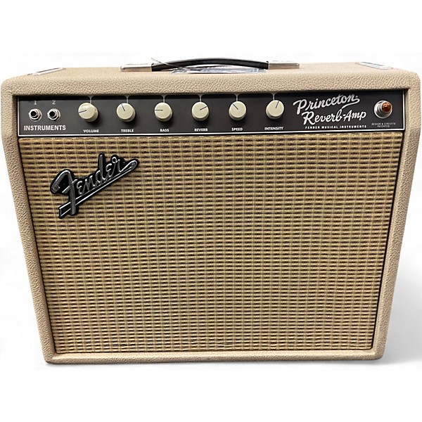 Used Fender '65 Princeton Reverb Reissue "Blond and Wheat" FSR Limited E Tube Guitar Combo Amp