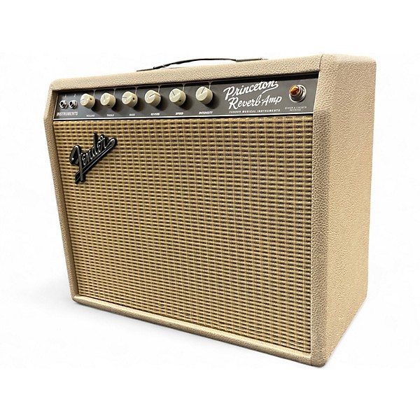 Used Fender '65 Princeton Reverb Reissue "Blond and Wheat" FSR Limited E Tube Guitar Combo Amp