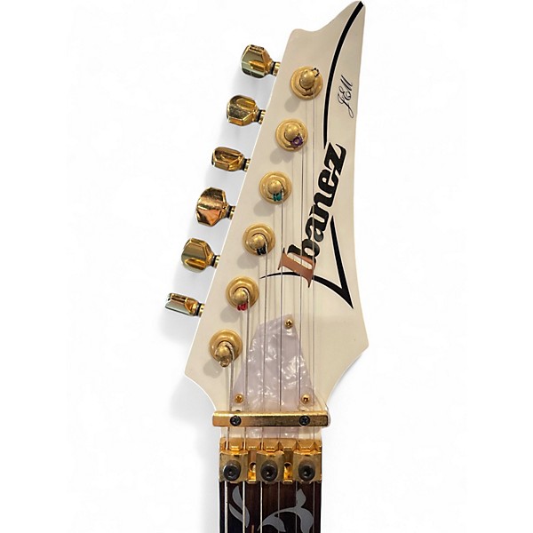 Used Ibanez JEM7V Steve Vai Signature Classic White Solid Body Electric Guitar