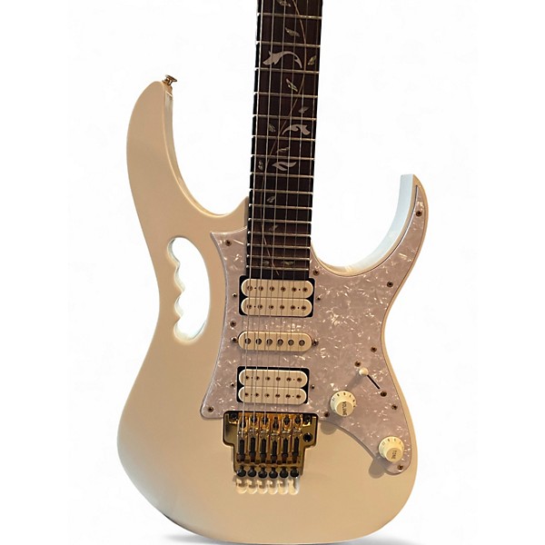 Used Ibanez JEM7V Steve Vai Signature Classic White Solid Body Electric Guitar