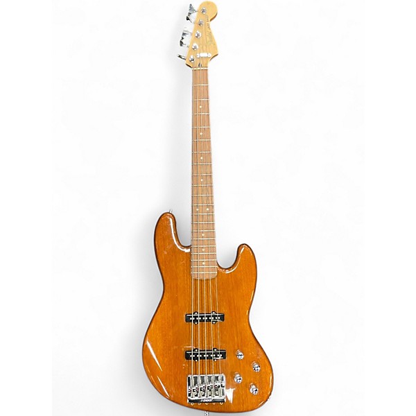 Used Fender Deluxe Active Jazz Bass V 5 String okoume Electric Bass Guitar