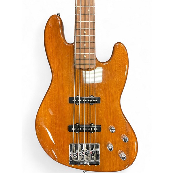 Used Fender Deluxe Active Jazz Bass V 5 String okoume Electric Bass Guitar