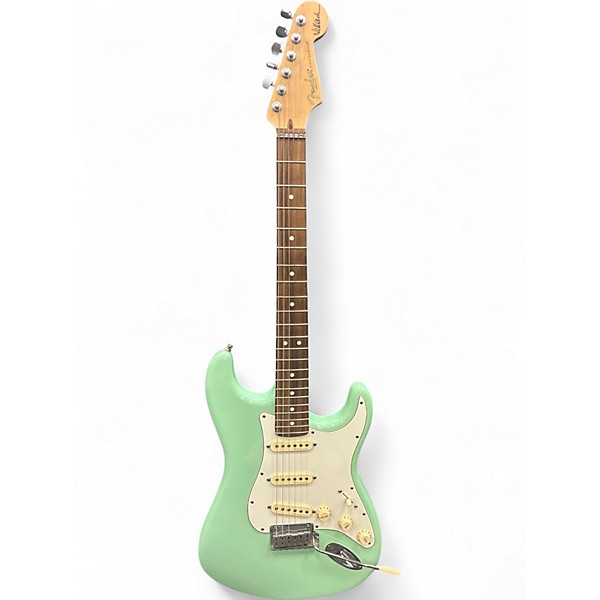 Used Fender Artist Series Jeff Beck Stratocaster Surf Green Solid Body Electric Guitar