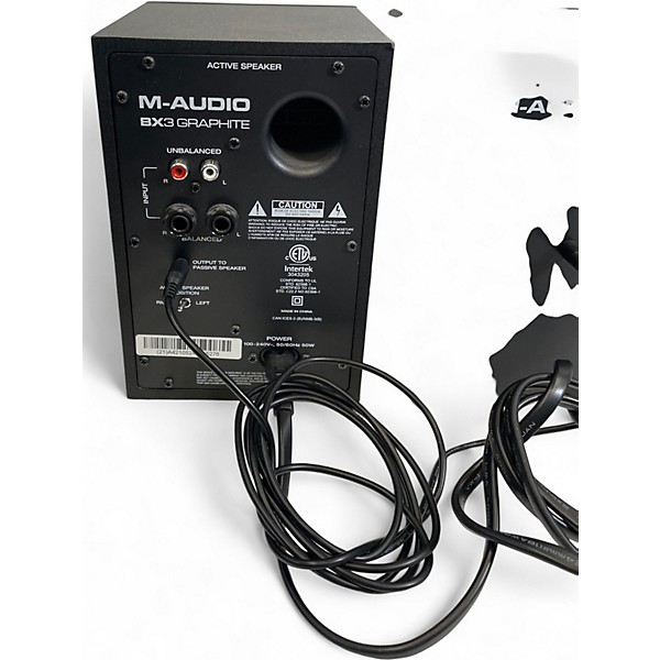 Used M-Audio BX3 GRAPHITE Powered Monitor