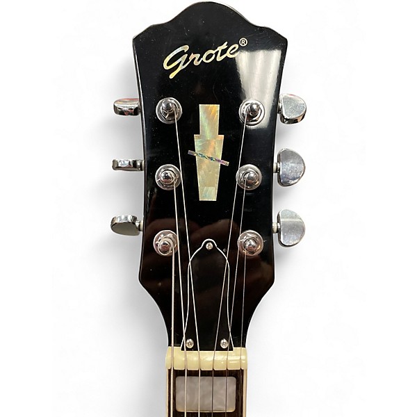 Used Grote Full Scale Electric Guitar 2 Color Sunburst Hollow Body Electric Guitar