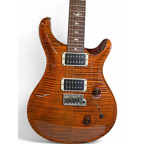 Used PRS Custom 24 Antique Amber Solid Body Electric Guitar