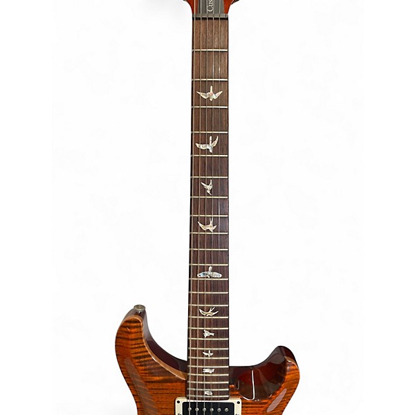 Used PRS Custom 24 Antique Amber Solid Body Electric Guitar