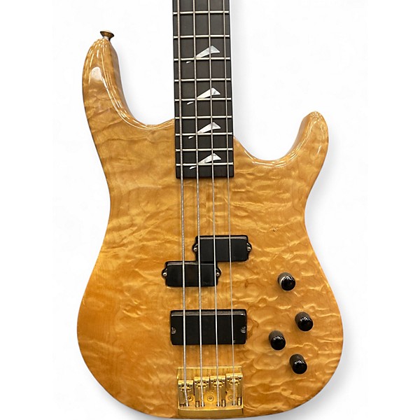 Vintage 1990s Hamer chaparral Natural Electric Bass Guitar