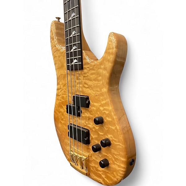 Vintage 1990s Hamer chaparral Natural Electric Bass Guitar