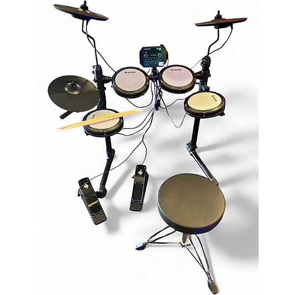 Used Donner POCKET ELECTRONIC DRUM SET Electric Drum Set
