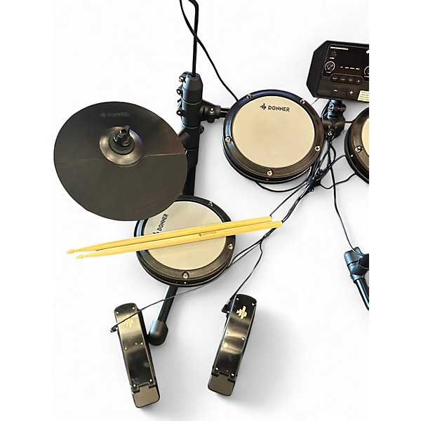 Used Donner POCKET ELECTRONIC DRUM SET Electric Drum Set