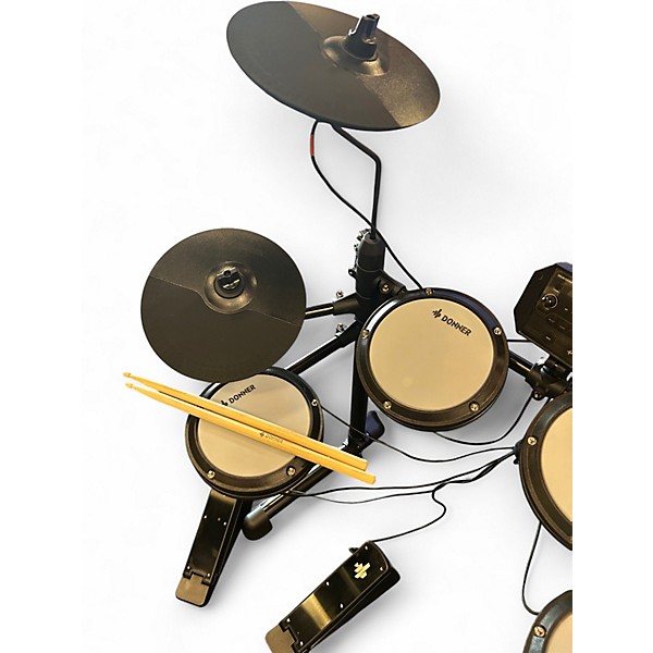 Used Donner POCKET ELECTRONIC DRUM SET Electric Drum Set